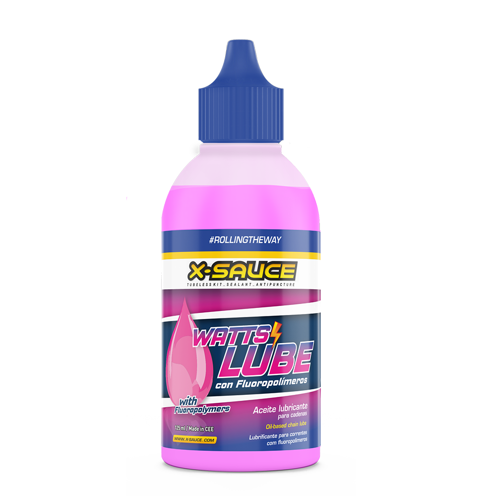 Watts Lube aceite en gel para cadenas de bicicleta, lubricante duradero y eficiente para e-bikes y condiciones extremas.
