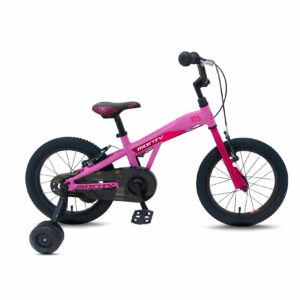 La bicicleta infantil de 16" es perfecta para niños que comienzan a disfrutar del ciclismo de forma segura y divertida. Diseñada con materiales ligeros como el AL6061 y equipada con ruedines incluidos, esta bicicleta facilita el aprendizaje mientras garantiza estabilidad. Con frenos V-Brake de aluminio, es ideal para uso recreativo y exploraciones diarias.