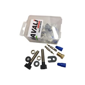 El Juego de Válvulas Tubeless Navali Cuadrada 44 mm es la opción perfecta para asegurar un sellado eficiente y duradero en tus ruedas tubeless. Estas válvulas, con un diseño cuadrado de 44 mm, están especialmente diseñadas para ofrecer un ajuste preciso y evitar fugas de aire, asegurando un rendimiento óptimo durante tus rutas de ciclismo. Su construcción robusta las hace ideales para BTT, carretera y gravel, proporcionando un sellado fiable y fácil de instalar. Con el Juego de Válvulas Navali, mantendrás tus neumáticos siempre bien sellados y listos para cualquier aventura.