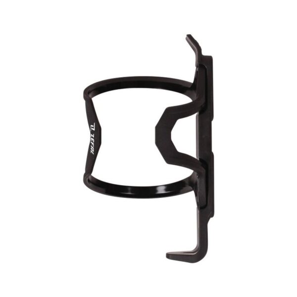 "Portabidón Zéfal Pulse Z2 negro, reversible y compatible con todo tipo de bidones y cuadros de bicicleta."