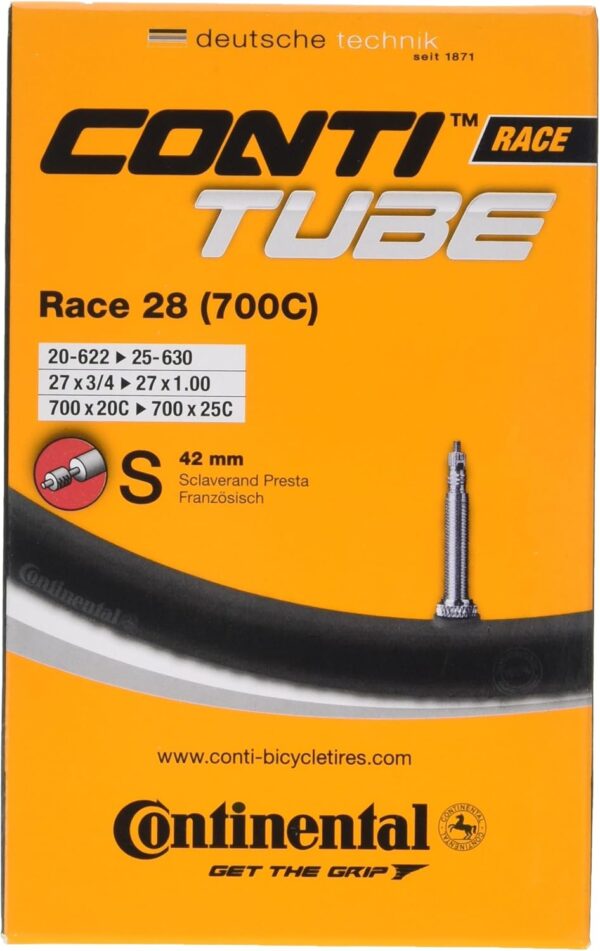 Tubo Continental Race 700x20c - 700x25c Presta 42mm