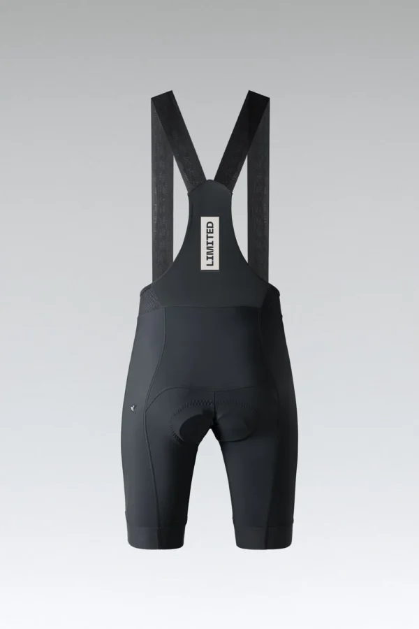 Culotte Gobik Limited 6.0 en color negro, con badana K10 y diseño ajustado, ideal para rutas de larga distancia y alto rendimiento.
