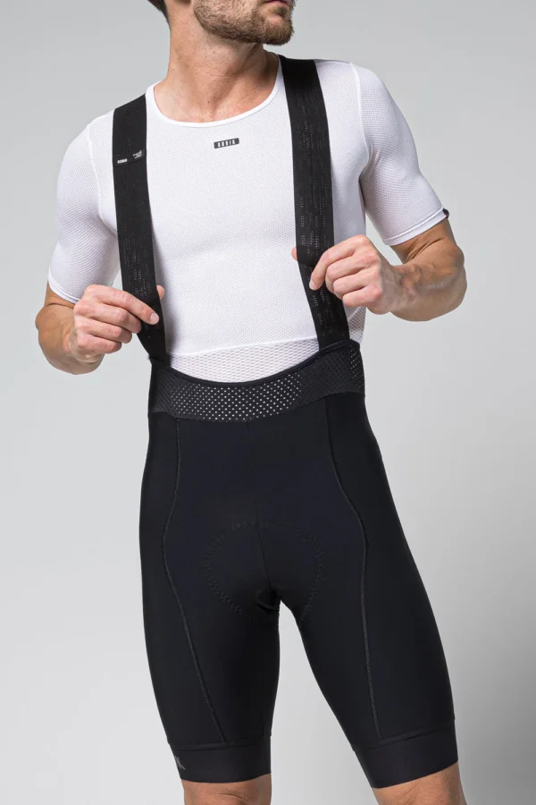 Culotte Gobik Limited 6.0 en color negro, con badana K10 y diseño ajustado, ideal para rutas de larga distancia y alto rendimiento.