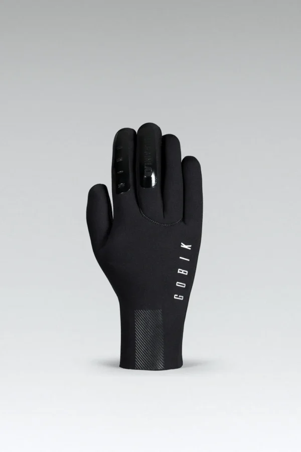 Guantes impermeables de neopreno para ciclismo 🚴‍♂️, ideales en lluvia y frío ❄️. Con silicona para un agarre firme, compatibilidad táctil 📱 y detalles reflectantes para mayor seguridad ✨.