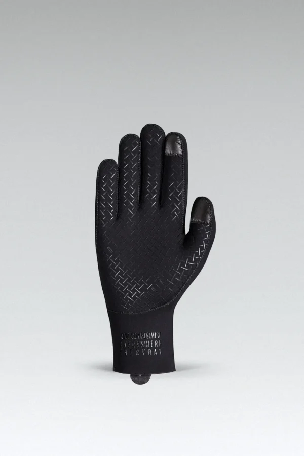 Guantes impermeables de neopreno para ciclismo 🚴‍♂️, ideales en lluvia y frío ❄️. Con silicona para un agarre firme, compatibilidad táctil 📱 y detalles reflectantes para mayor seguridad ✨.