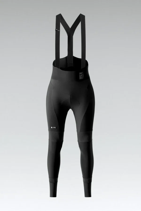 Culote técnico de ciclismo de invierno con protección térmica, transpirabilidad y resistencia al viento y agua, ideal para temperaturas entre 0-15 ºC, con badana K9 y tirantes magnéticos.