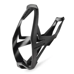 Portabidón de bicicleta con acabado exterior mate y brillo interior, ideal para carretera, MTB y gravel. Fabricado en Technopolymer reforzado con alto impacto y un peso de 29 gr. Con sujeción robusta y área de tornillos reforzada.