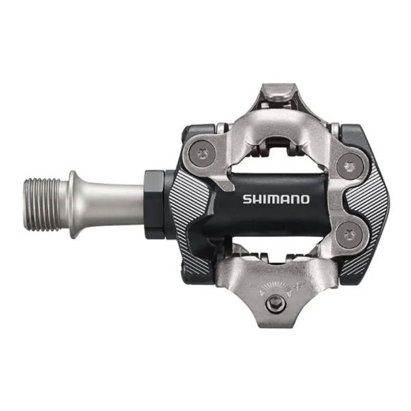 "Pedales Shimano XT M8100 XC SPD para ciclismo de montaña, diseño ligero y resistente, compatibles con SPD, ideales para cross-country, con excelente evacuación de barro."