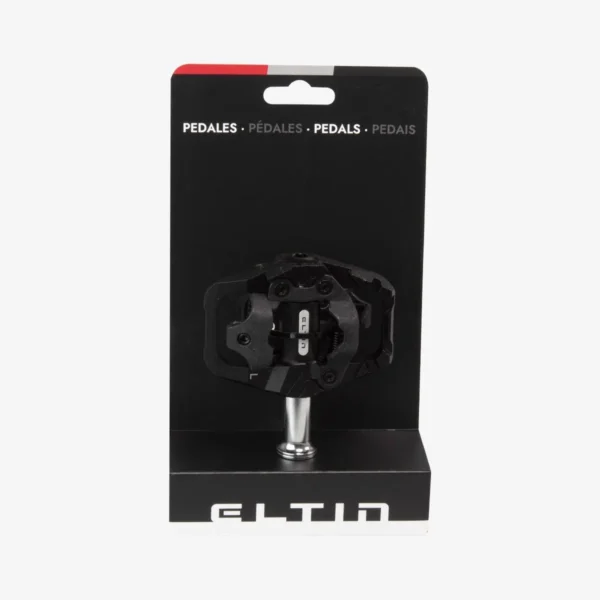 "Pedales Enduro Pro compatibles con Shimano SPD, diseñados para enduro y all-mountain, resistentes, con excelente evacuación de barro e incluye calas."