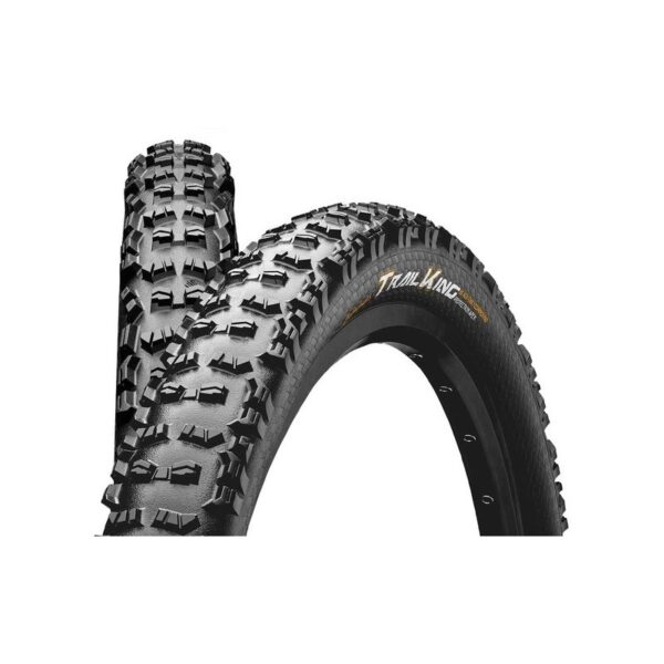 "Cubierta Continental Trail King 29x2.40 ShieldWall Tubeless Ready, con tecnología anti-pinchazos, tracción mejorada y rendimiento optimizado para MTB."