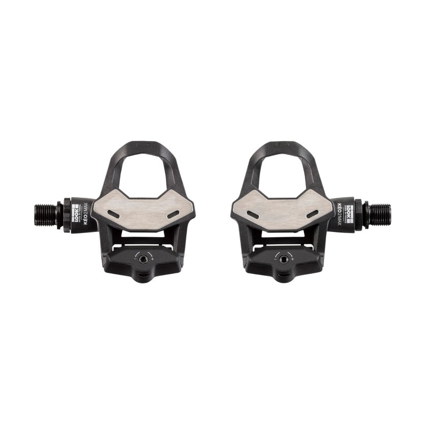 Granfondo, con cuerpo de composite, eje de Chromoly, lámina de acero inoxidable y superficie de contacto optimizada, ideales para ciclismo de carretera.