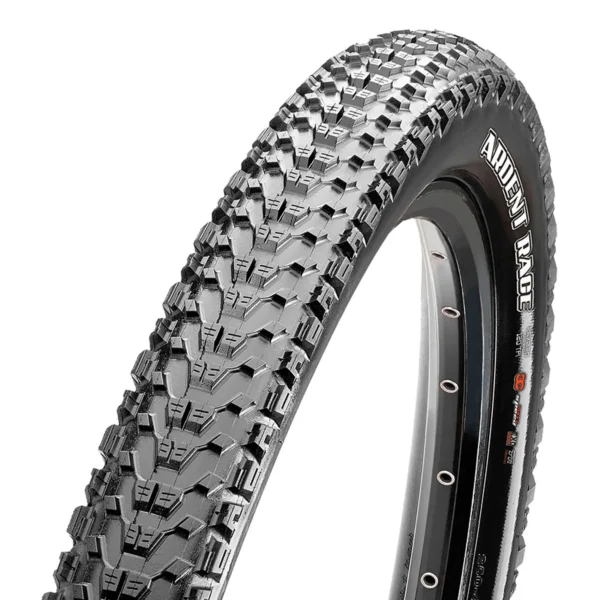 "Cubierta Maxxis Ardent Race EXO 3C 29x2.20 Tubeless Ready, ideal para MTB XC y Trail, con protección EXO y compuesto 3C MaxxSpeed para mayor rendimiento y resistencia."
