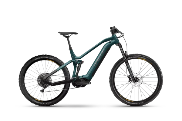 Haibike AllTrail 5 – Bicicleta eléctrica de montaña con motor Yamaha PW-S2, batería InTube 720 Wh, suspensión RockShox 140 mm y transmisión SRAM NX 11v, ideal para rutas exigentes en terrenos variados.