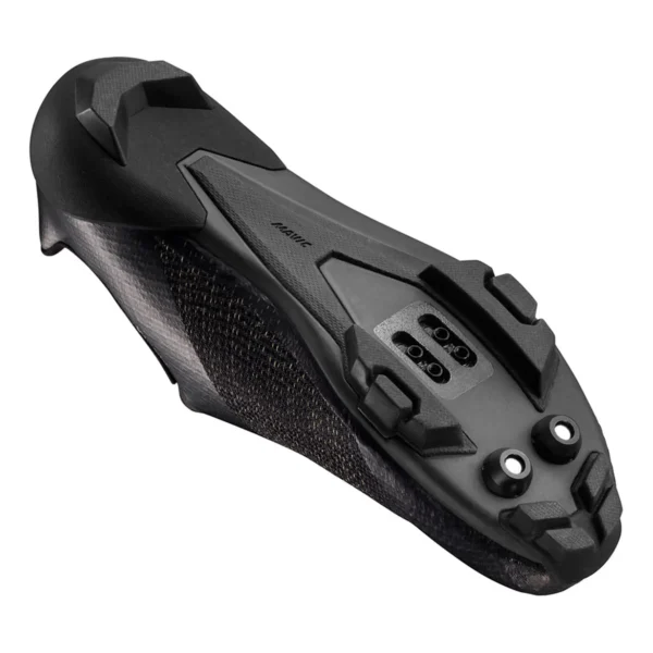 Zapatillas Mavic Ultimate XC negras para ciclismo, con tecnología Matryx, suela de carbono y sistema BOA L6, ideales para XC, ciclocross y gravel.