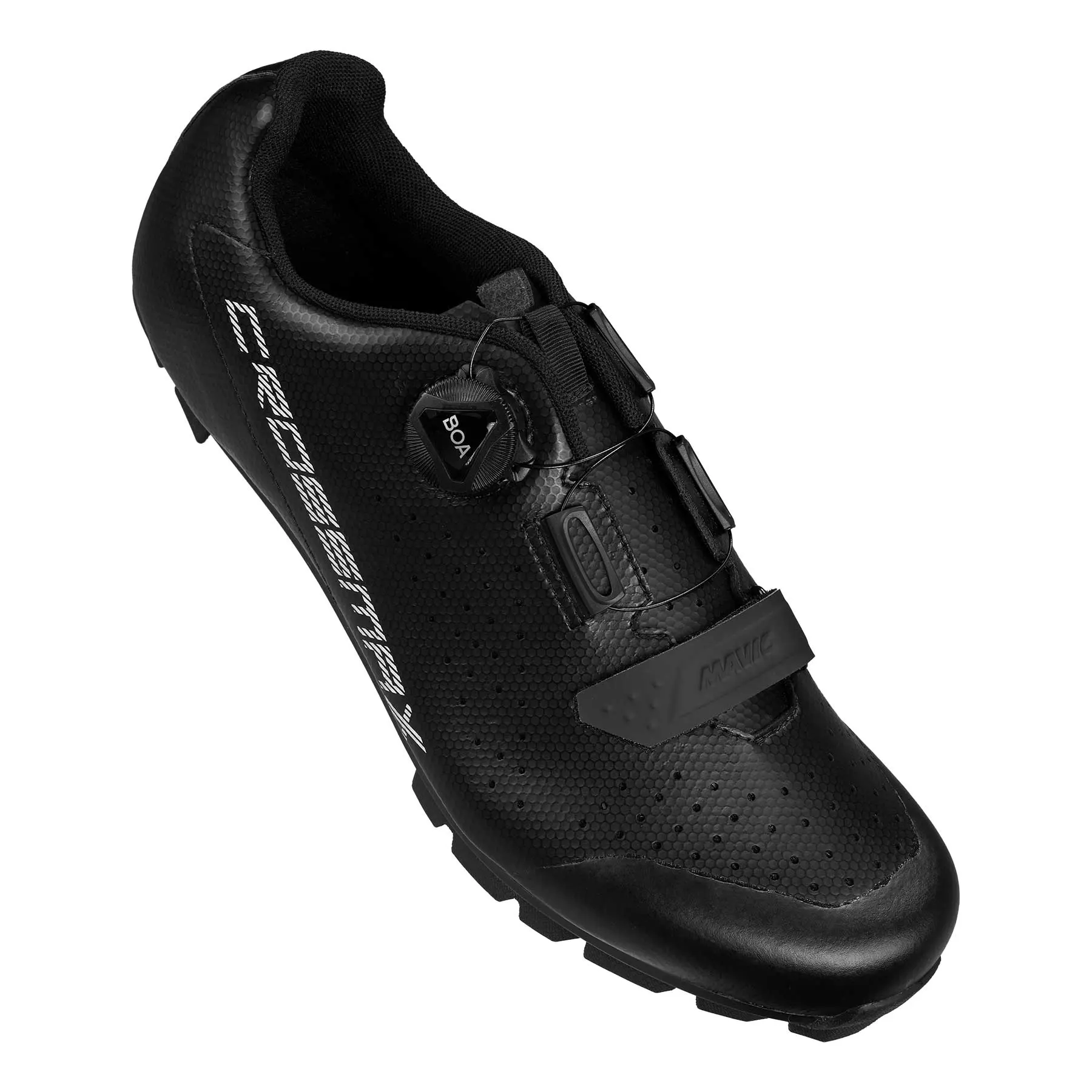 Zapatillas Mavic Crossmax BOA MTB negras, con cierre BOA y suela de alto rendimiento para ciclismo XC.