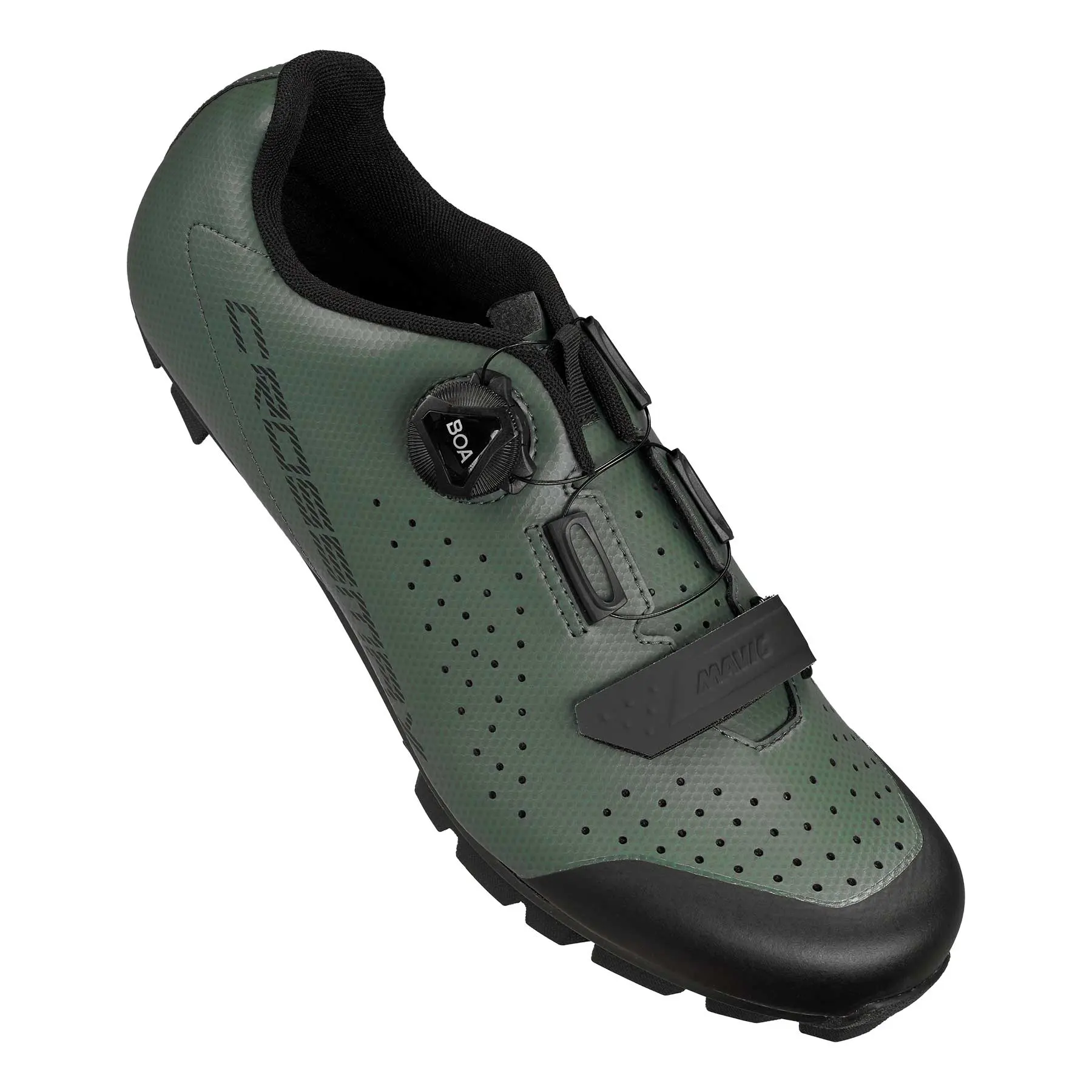 Zapatillas Mavic Crossmax BOA MTB negras, con cierre BOA y suela de alto rendimiento para ciclismo XC.