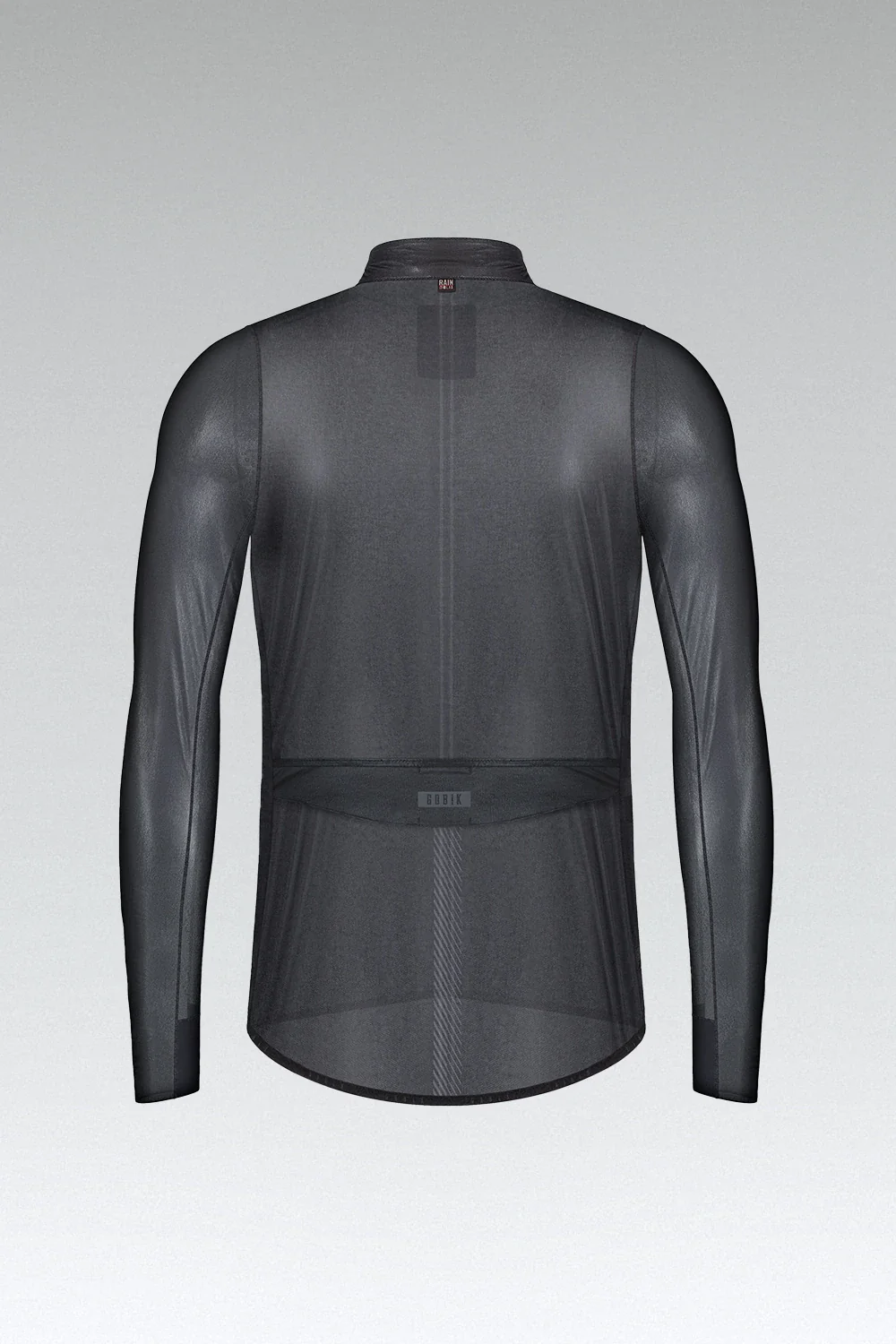 Chaqueta impermeable ultraligera para ciclismo de carretera y montaña, con tejido técnico, costuras termoselladas, cremallera sellada y detalles reflectantes, ideal para lluvia ligera y viento.