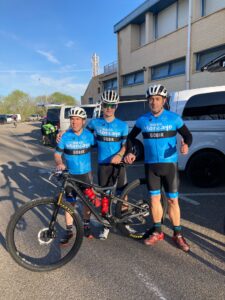 Ciclistas recorriendo senderos en La Graco 2025, marcha MTB celebrada en Alfaro con gran participación y organización.