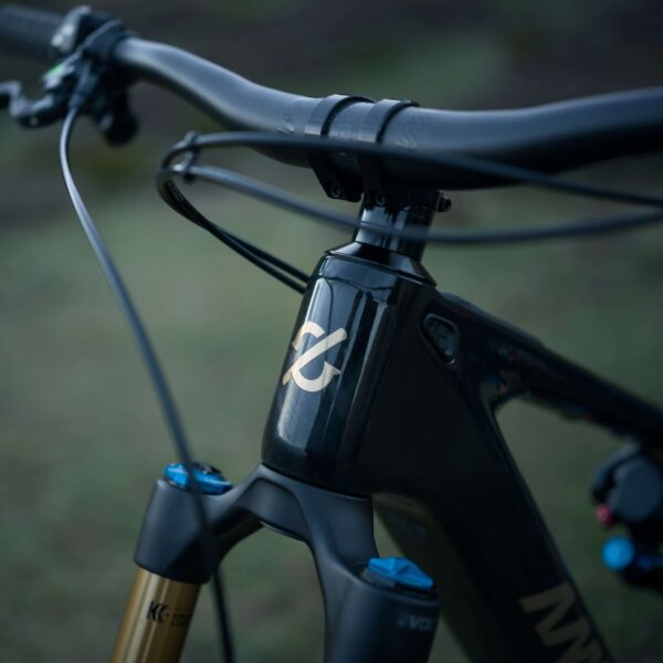 “Cuadro Amflow PL Carbon Pro 800 Wh negro cósmico de bicicleta eléctrica de montaña e-MTB Enduro”