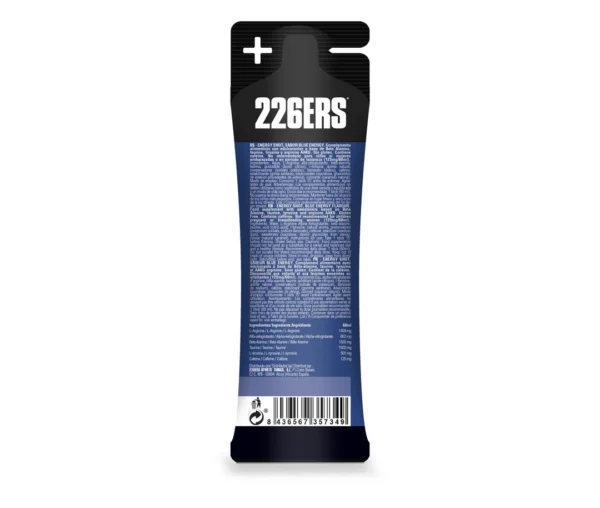 226ERS Energy Shot Stick 60ml | Gel Energético Vegano Sin Gluten