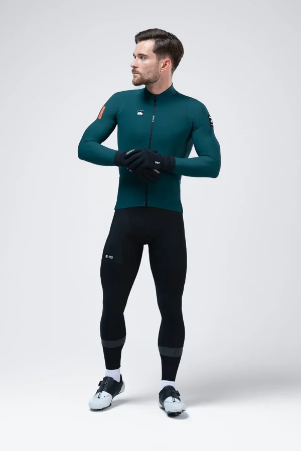 Guantes Gobik Polartec Bora 2.0 True Black para ciclismo de invierno, impermeables, transpirables y cortaviento.