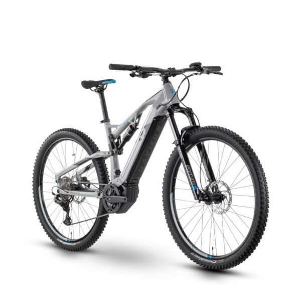 Bicicleta eléctrica MTB 29 Raymon FullRay 130E 5.0 con motor Yamaha PW-ST 70 Nm y batería 500 Wh. Doble suspensión 130 mm para trail y montaña.