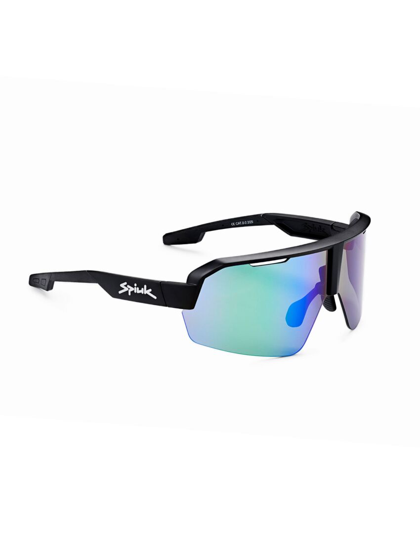“Gafas Spiuk Dabbel de doble lente con protección UV400, diseño envolvente y montura TR90 ligera para ciclismo.”