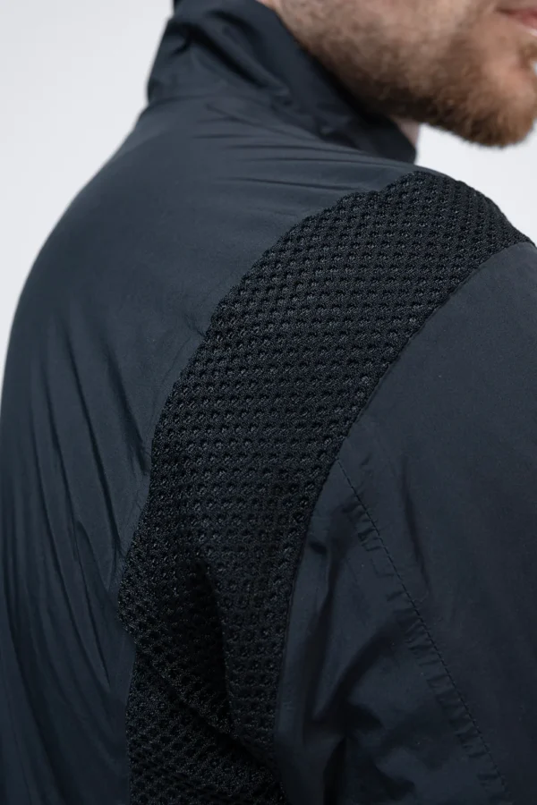 Chaqueta térmica unisex Gobik Superarmour Royal Black impermeable y cortaviento para ciclismo de invierno con aislamiento Polartec Alpha