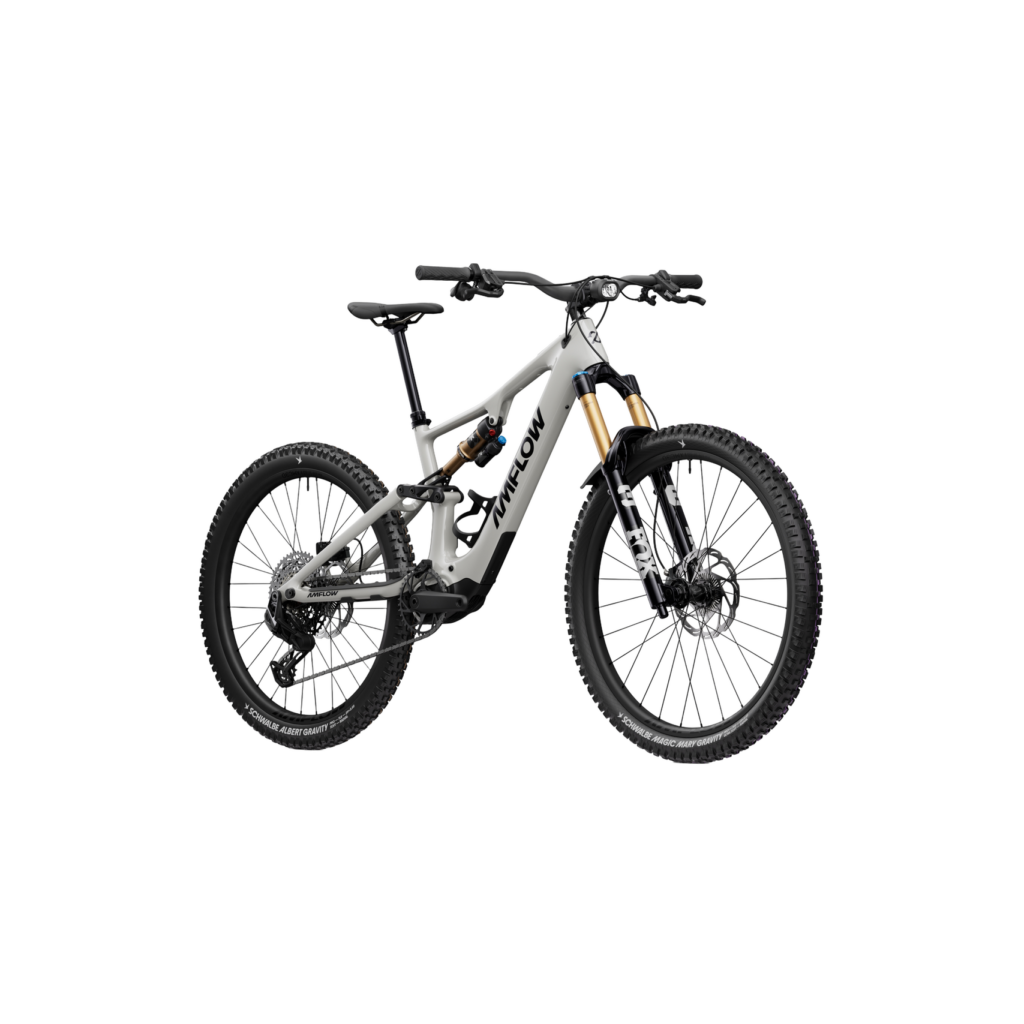 Introducing Amflow PX - All-Terrain Full‑Power Electric Mountain Bike Powered by the Avinox M2S Drive Unit @avinoxebike, Amflow PX delivers up to 150 N·m of torque and 1500 W of peak power. At just 20.6 kg with a carbon fiber frame, Amflow PX achieves a refined balance of power and agility, delivering control and precision on every terrain. Its innovative compound planetary gear system and helical gear design reduce drivetrain noise, enhancing overall ride immersion.