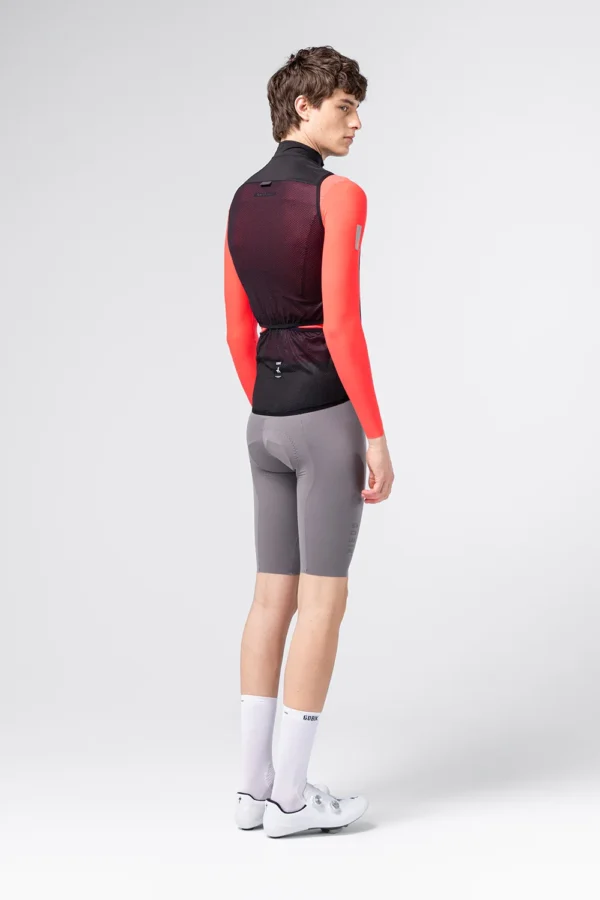 Chaleco cortaviento Gobik Prime hombre Ink Black ultraligero para ciclismo