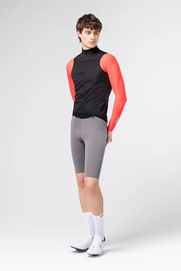 Chaleco cortaviento Gobik Prime hombre Ink Black ultraligero para ciclismo