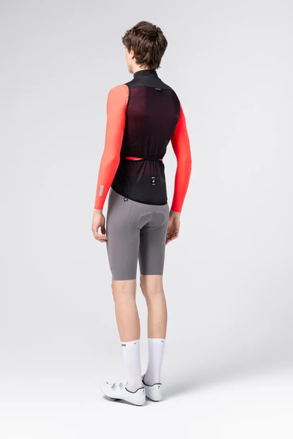 Chaleco cortaviento Gobik Prime hombre Ink Black ultraligero para ciclismoChaleco cortaviento Gobik Prime hombre Ink Black ultraligero para ciclismo